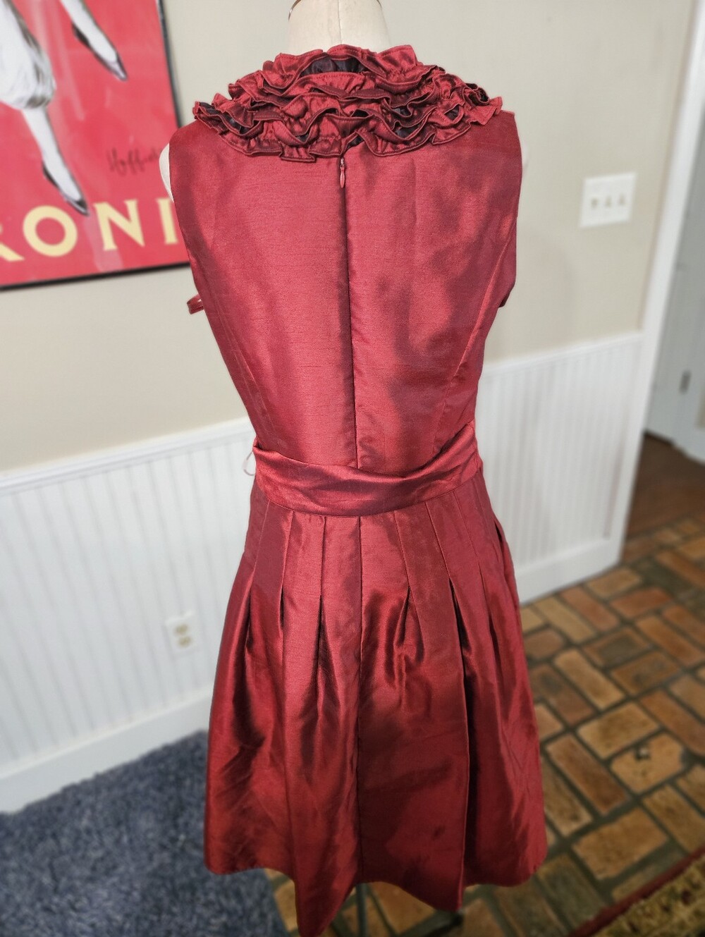 Jessica Howard Ruffle Formal Dress Size 12 - Picture 4 of 5